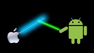Image result for Android vs Apple Lightsaber