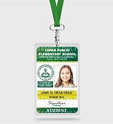 Image result for School ID Front and Back