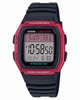 Image result for Casio Red Watch
