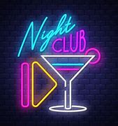 Image result for Pink Neon Club Sign