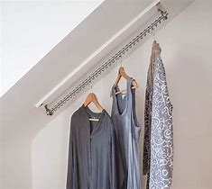 Image result for Wall Mounted Sloped Clothes Rail