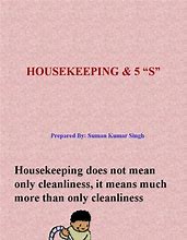 Image result for Difference Between 5S and Housekeeping