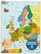 Image result for Modern Looking Map of Europe