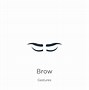 Image result for Cartoon Eyebrows