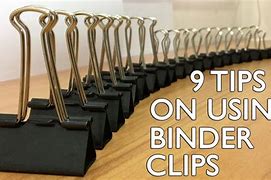 Image result for Binder Clips Uses