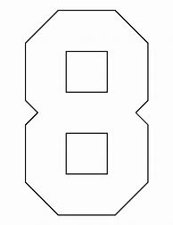 Image result for Number 8 Cut Out