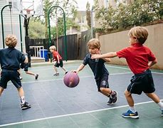 Image result for Pictures of Kids Playing Basketball