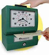 Image result for Manual Punch Time Clock