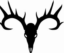 Image result for Deer Head Skull Silhouette Clip Art