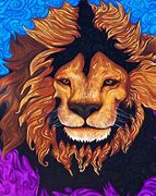 Image result for Lion Trippy Picture Face