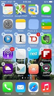 Image result for 7 Home Screen Icons iPhone