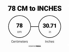 Image result for What Does 78 Cm Look Like