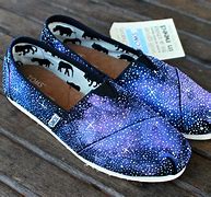 Image result for Hand Painted Galaxy Shoes