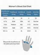 Image result for Women's Glove Sizes