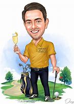 Image result for Cartoon Indian Man Golfer