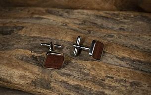 Image result for Wood Cufflinks