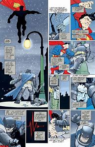 Image result for Batman vs Superman Comic Book