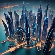 Image result for Futuristic Cityscape