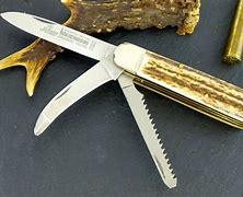 Image result for Pocket Knife with Saw and Nife