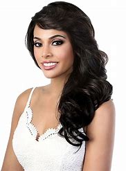 Image result for Mowtown Tress Long Hair with Bangs and Highlights