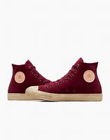 Image result for Burgundy Wonka Converse Shoes