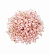 Image result for Pink Glass Beads