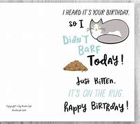 Image result for Funny Cat Birthday Cards