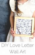Image result for DIY Love Lettering