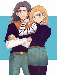 Image result for Android 17 and 18 Art