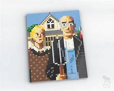 Image result for American Gothic LEGO