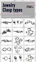 Image result for Types of Necklaus Clasps