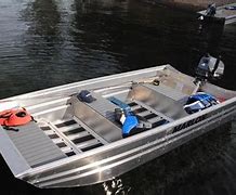 Image result for Blue and White Jon Boat