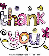 Image result for Colorful Thank You Clip Art