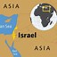 Image result for Map of Middle Isreal
