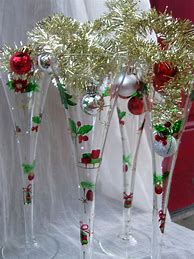 Image result for Christmas Champagne Glasses