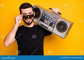 Image result for Boombox On Shoulder Pic