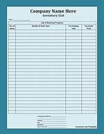Image result for office supplies inventory checklist templates word