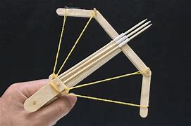 Image result for Popsicle Stick Crossbow