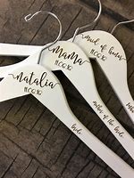 Image result for Bridesmaid Hangers with Names