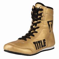 Image result for Gold Boxing Shoes