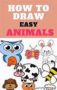 Image result for Easy Cartoon Animals
