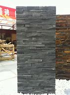 Image result for Black Slate Stacked Stone