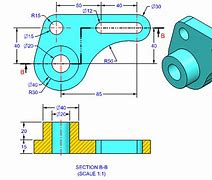 Image result for Simple 3D CAD Drawing