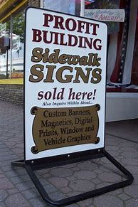 Image result for Sidewalk Sign Design