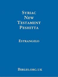 Image result for Syriac Peshitta Text