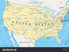 Image result for Us Map with Oceans