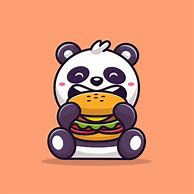 Image result for Cartoon Panda Eating