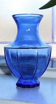 Image result for Vintage Blue Glass Vase