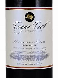Image result for Cougar Crest Anniversary Cuvee