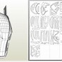 Image result for Cardboard Knight Helmet Template